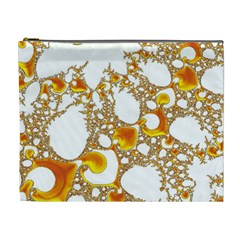 Special Fractal 04 Orange Cosmetic Bag (xl) by ImpressiveMoments