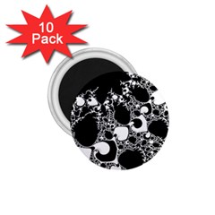 Special Fractal 04 B&w 1 75  Button Magnet (10 Pack) by ImpressiveMoments