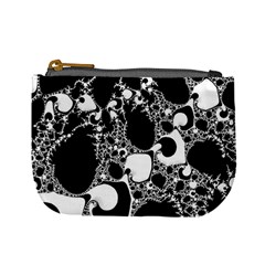 Special Fractal 04 B&w Coin Change Purse by ImpressiveMoments