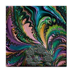 Special Fractal 02 Purple Ceramic Tile by ImpressiveMoments