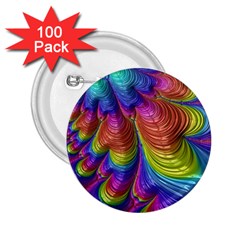 Radiant Sunday Neon 2 25  Button (100 Pack)