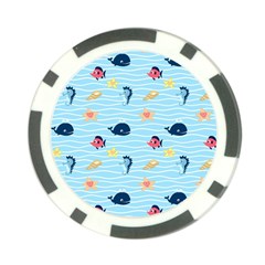 Fun Fish Of The Ocean Poker Chip by StuffOrSomething