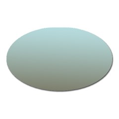 Blue Gold Gradient Magnet (oval) by zenandchic