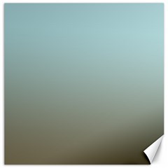 Blue Gold Gradient Canvas 16  X 16  (unframed) by zenandchic