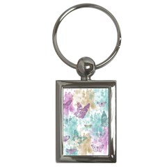 Joy Butterflies Key Chain (rectangle) by zenandchic