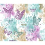 Joy Butterflies Deluxe Canvas 14  x 11  (Framed) 14  x 11  x 1.5  Stretched Canvas