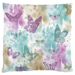 Joy Butterflies Large Cushion Case (single Sided)  by zenandchic