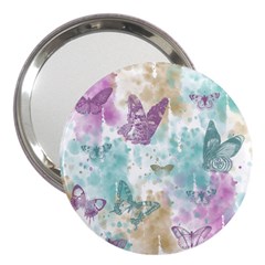 Joy Butterflies 3  Handbag Mirror by zenandchic