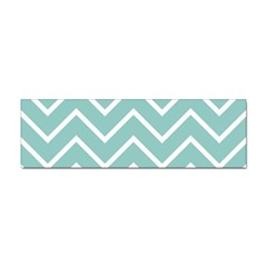 Blue And White Chevron Bumper Sticker