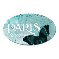 Paris Butterfly Magnet (oval) by zenandchic