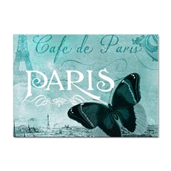 Paris Butterfly A4 Sticker 10 Pack by zenandchic