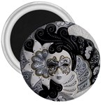 Venetian Mask 3  Button Magnet