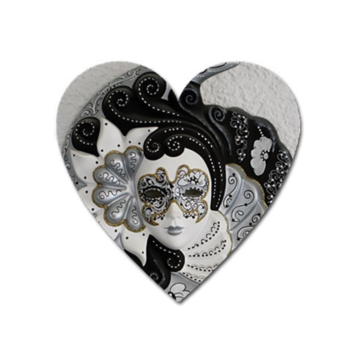 Venetian Mask Magnet (Heart)