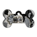 Venetian Mask Dog Tag Bone (Two Sided) Front