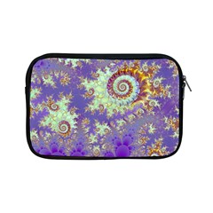 Sea Shell Spiral, Abstract Violet Cyan Stars Apple Ipad Mini Zippered Sleeve