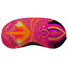 Magenta Boardwalk Carnival, Abstract Ocean Shimmer Sleeping Mask by DianeClancy