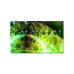 Dawn Of Time, Abstract Lime & Gold Emerge Sticker 10 Pack (rectangle) by DianeClancy