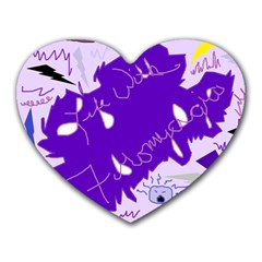 Life With Fibro2 Mouse Pad (heart) by FunWithFibro