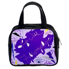 Life With Fibro2 Classic Handbag (two Sides) by FunWithFibro