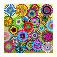 Psychedelic Flowers Glasses Cloth (medium) by StuffOrSomething
