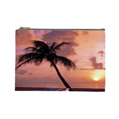 Sunset At The Beach Cosmetic Bag (large) by StuffOrSomething