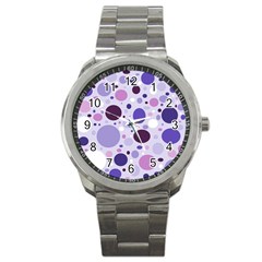 Passion For Purple Sport Metal Watch by StuffOrSomething