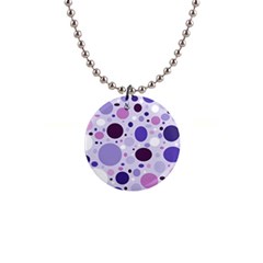 Passion For Purple Button Necklace by StuffOrSomething