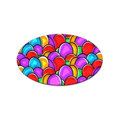 Colored Easter Eggs Sticker 100 Pack (oval) by StuffOrSomething