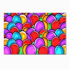 Colored Easter Eggs Postcard 4 x 6  (10 Pack) by StuffOrSomething