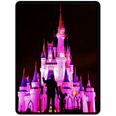 Walt Disney & Mickey Mouse With Cinderella s Castle Fleece Blanket (extra Large) by BeachBum