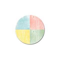 Pastel Textured Squares Golf Ball Marker 4 Pack by StuffOrSomething