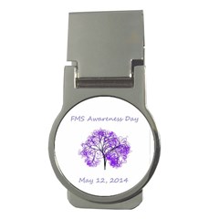 Fms Awareness 2014 Money Clip (round) by FunWithFibro