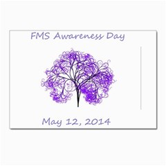 Fms Awareness 2014 Postcard 4 x 6  (10 Pack) by FunWithFibro