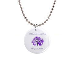 Fms Awareness 2014 Button Necklace by FunWithFibro