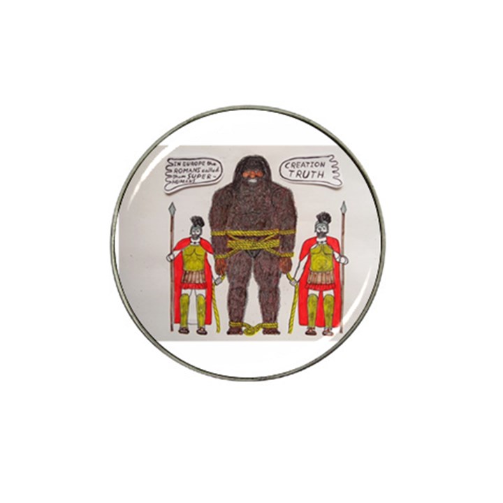 Big Foot & Romans Golf Ball Marker 4 Pack (for Hat Clip)