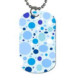 Bubbly Blues Dog Tag (one Sided)