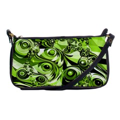 Retro Green Abstract Evening Bag