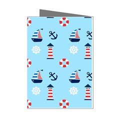 Sailing The Bay Mini Greeting Card (8 Pack)