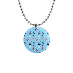 Sailing The Bay Button Necklace