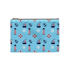 Sailing The Bay Cosmetic Bag (medium) by StuffOrSomething