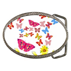 Butterfly Beauty Belt Buckle (oval) by StuffOrSomething