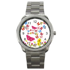 Butterfly Beauty Sport Metal Watch by StuffOrSomething