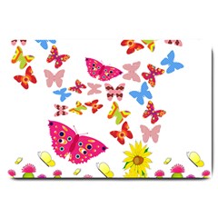 Butterfly Beauty Large Door Mat by StuffOrSomething