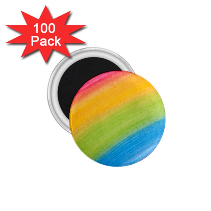 Acrylic Rainbow 1.75  Button Magnet (100 pack)