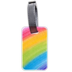 Acrylic Rainbow Luggage Tag (two Sides) by StuffOrSomething