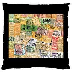 Retro Concert Tickets Large Cushion Case (single Sided)  by StuffOrSomething