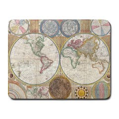1794 World Map Small Mouse Pad (rectangle) by StuffOrSomething