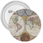 1794 World Map 3  Button Front