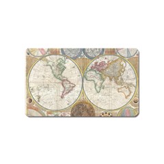 1794 World Map Magnet (name Card) by StuffOrSomething