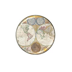 1794 World Map Golf Ball Marker (for Hat Clip)